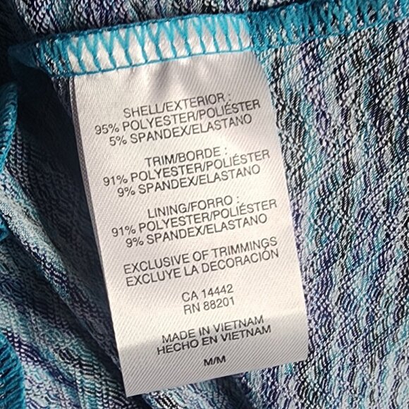 MPG Blue Sleeveless Racerback Pullover Activewear Dress Womens Size M Medium - Picture 6 of 7